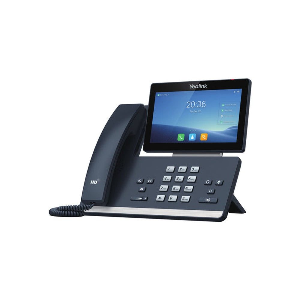 Yealink (Sip-T58W) Ip Phone Withhandset, 7″ Touch Screen, Wifi, Aos 9.0