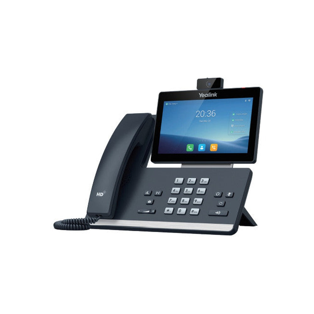 Yealink (Sip-T58W) Ip Phone Withhandset, 7″ Touch Screen, Wifi, 720P Camera, Aos 9.0