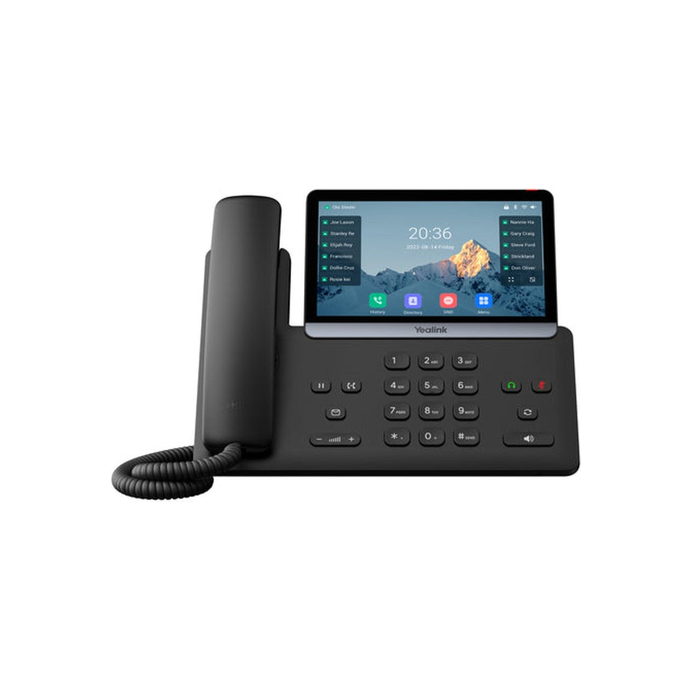 Yealink (Sip-T77U) Ip Phone, 7″ Touchscreen, 16 Sip Accounts, Dual USB, Hd Voice, PoE, Lin