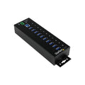 StarTech 10 Port USB 3.0 Hub, Industrial, Metal, ESD & Surge Protection, Mount