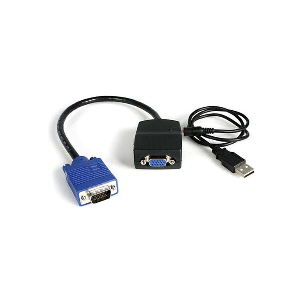 StarTech 2 Port VGA Video Splitter, USB Powered, High Resolution 2Yr