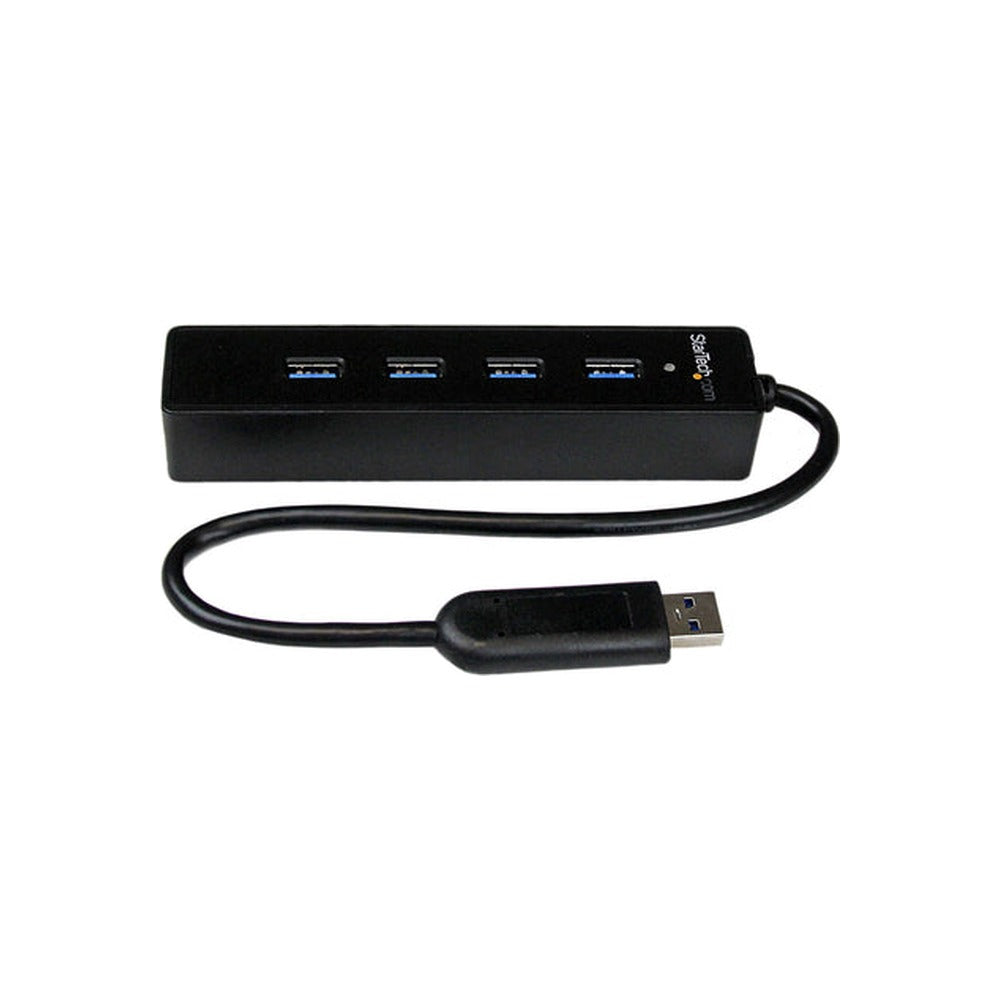 StarTech 4 Port Portable Superspeed USB 3.0 Hub With Built-In Cable 2Yr