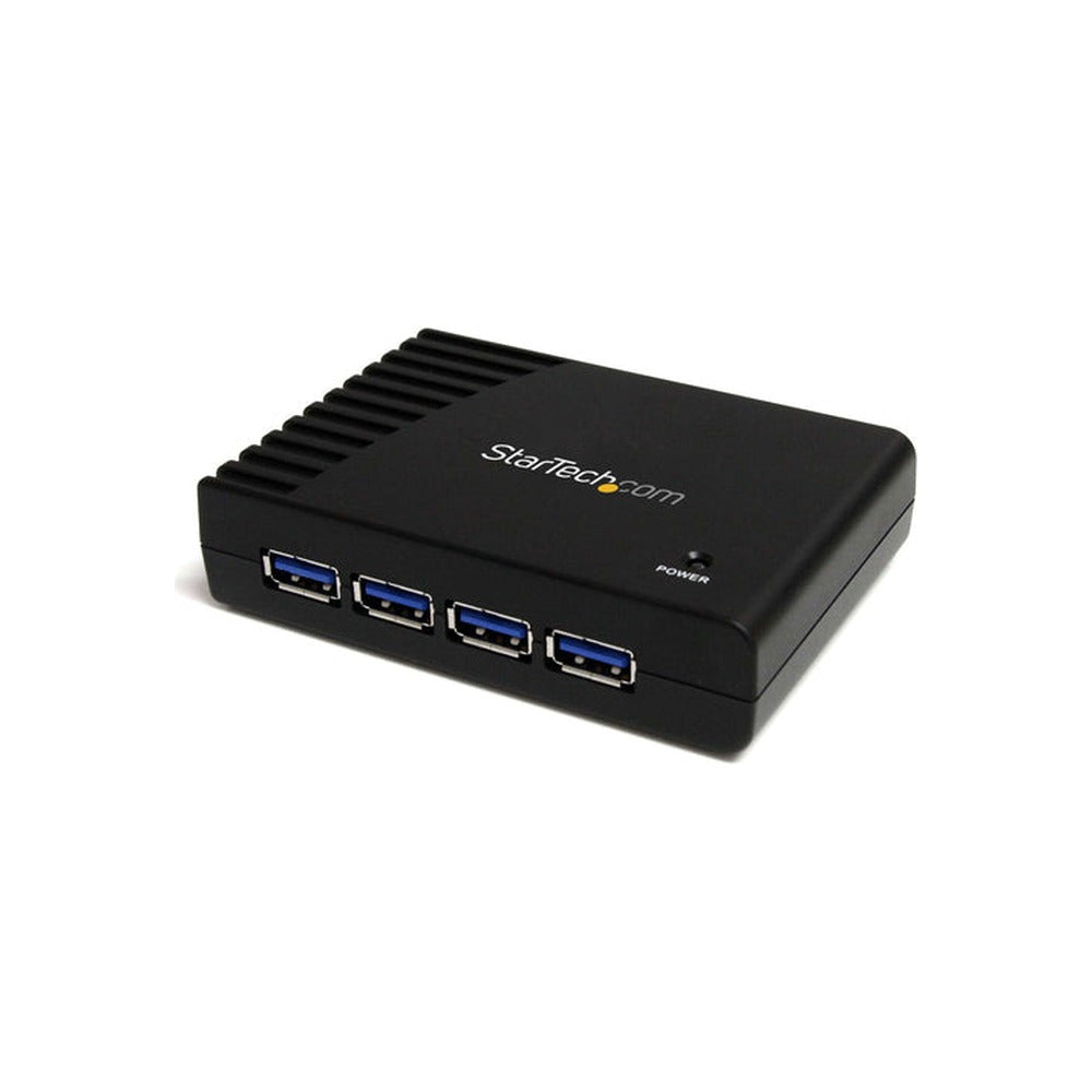 StarTech 4 Port Black Superspeed USB 3.0 Hub, 4 Port USB 3.0 Hub 2Yr