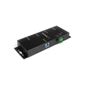 StarTech 4 Port USB 3.0 Hub, Industrial, Metal, ESD Protection, Mount