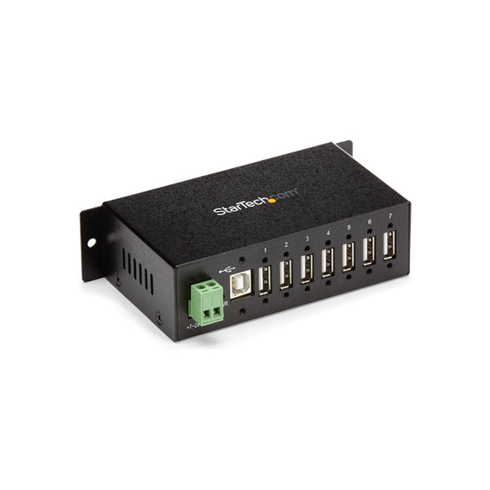 StarTech 7 Port Usb2.0 Hub, Industrial, Metal, ESD & Surge Protection, Mount