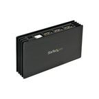 StarTech 7 Port Compact Black USB 2.0 Hub, Taa