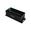 StarTech 7 Port USB 3.0 Hub, Industrial, Metal, ESD & Surge Protection, Mount