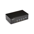 4 Port USB HDMI KVM Switch With Audio, 4K 30Hz Dual Monitor 2 Yr