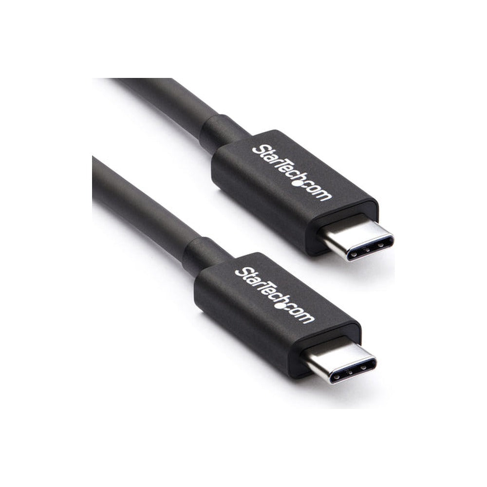 StarTech 0.5M T/Bolt3 Cable, 40Gbps, 100W Pd, Black
