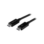 StarTech 1M T/Bolt3 Cable, 20Gbps, 100W Pd, Black