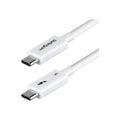 StarTech 3Ft (1M) Thunderbolt 5 Cable, 80Gbps, Certified, White, Ltw