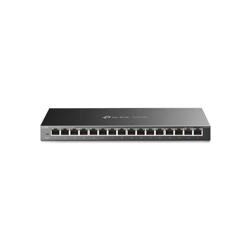 TP-Link TL-SG116E 16-Port Easy Smart Gigabit Switch, Metal Case