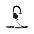 Yealink Wired (UH38) UC Mono Headset, Noise Cancelling Mic, Leather, Bluetooth & USB-C