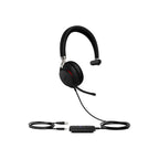 Yealink Wired (UH38) UC Mono Headset, Noise Cancelling Mic, Leather, Bluetooth & USB-C