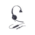 Yealink Wired (UH42) MS Mono Headset, Leather Cushions, Noise Cancelling Mic, C To A Adapter