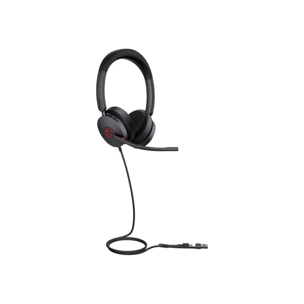 Yealink Wired (UH48) MS Stereoactive Noise Cancelling Headset With C To A Adapter