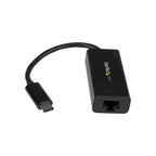 StarTech USB-C 3.0 To GbE Adapter, Tb3 Compatible, 20Cm, Black
