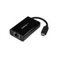 StarTech USB-C To GbE Adapter, Tb3 Compatible, USB-C Pd, Black