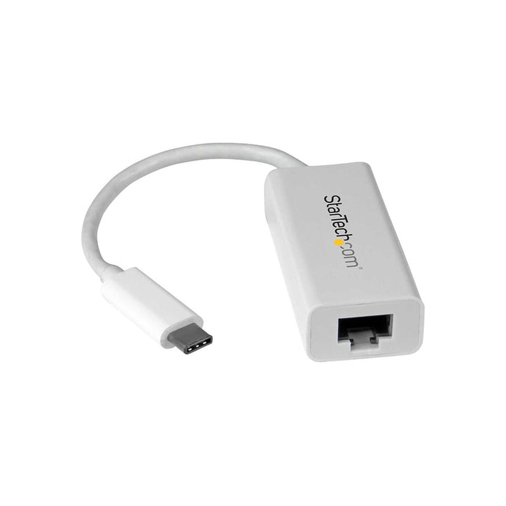 StarTech USB-C 3.0 To GbE Adapter, Tb3 Compatible, White