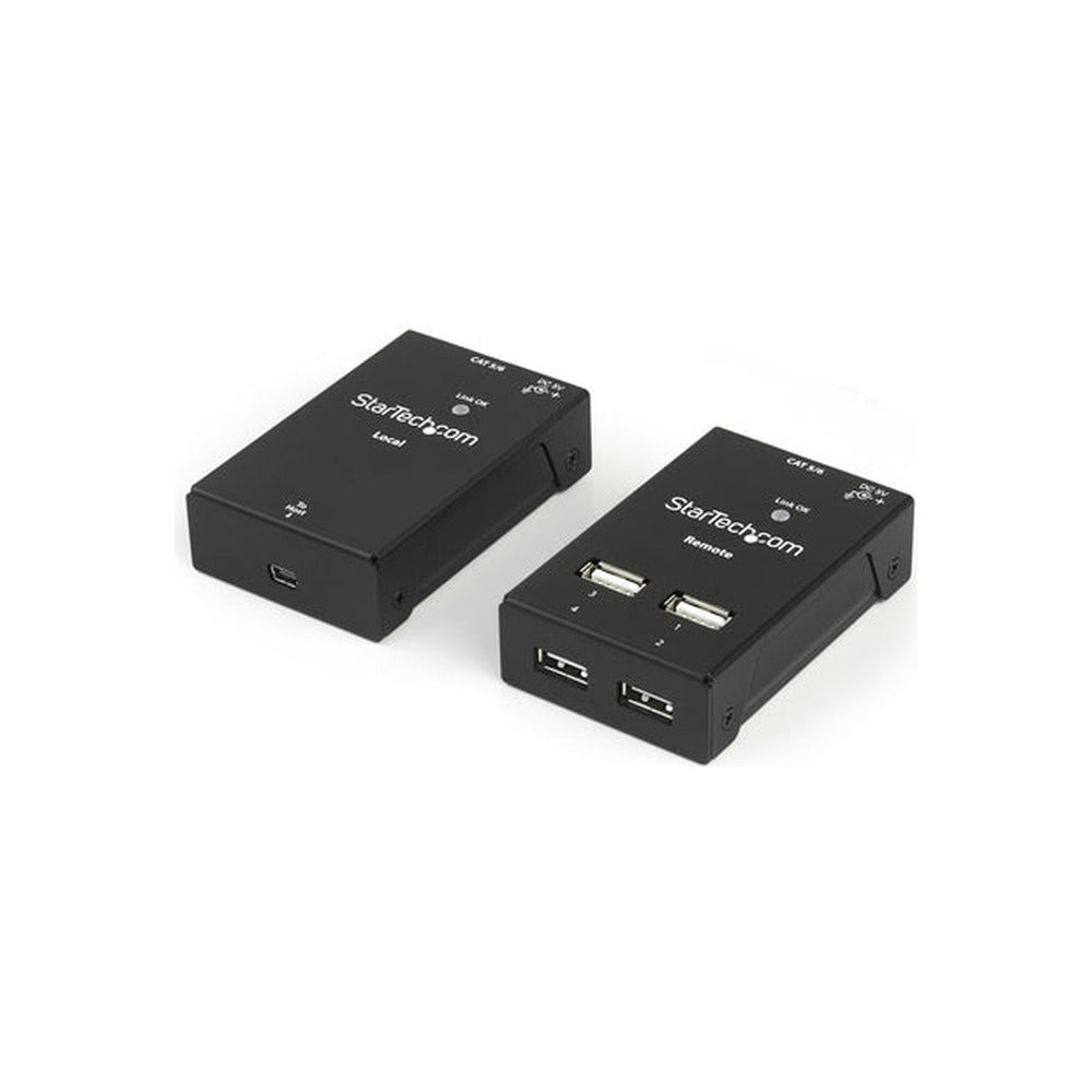 StarTech 4 Port USB 2.0 Extender Over Ehernet, Cat5 And Cat6