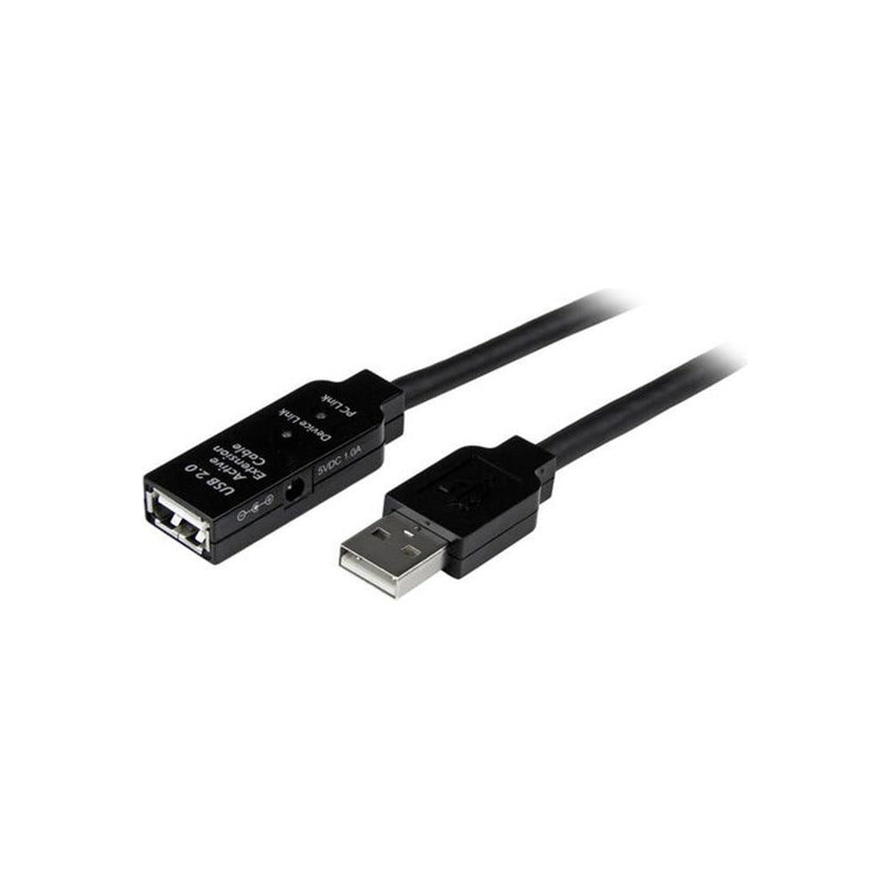 StarTech 10M Usb2.0 A To A Extension Cable, M/F, Black, LED, Ltw