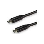 StarTech 3M USB-C 2.0 Cable, 5A Pd, TB 3 Compatible, Black