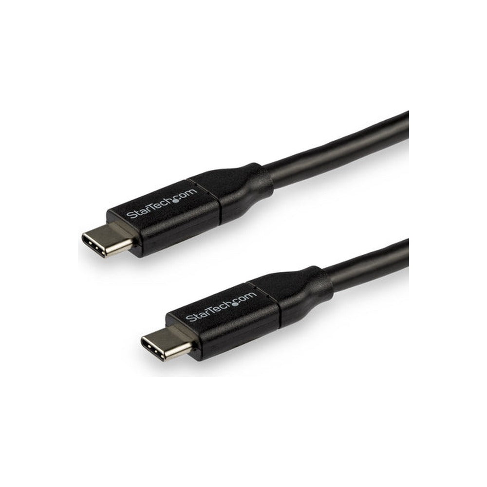 StarTech 3M USB-C 2.0 Cable, 5A Pd, TB 3 Compatible, Black