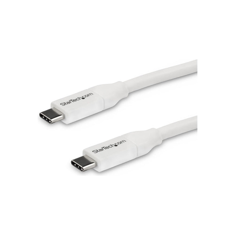 StarTech 4M USB-C 2.0 Cable, 5A Pd, TB 3 Compatible, White