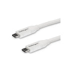 StarTech 4M USB-C 2.0 Cable, 5A Pd, TB 3 Compatible, White