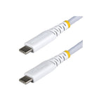 StarTech 15Cm (6In) White USB-C Charging Cable, USB C Cord, 60W/3A Pd, Ltw