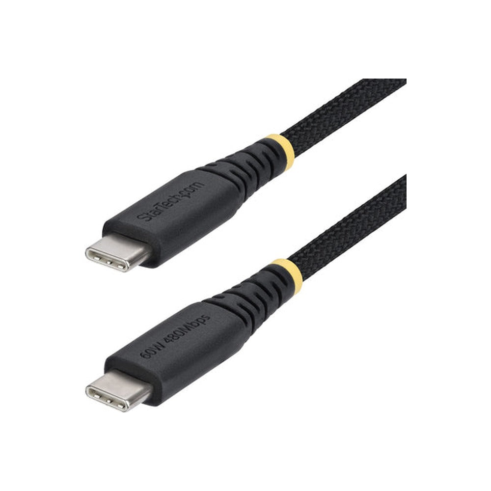 StarTech 1M (3.3Ft) USB-C Charging Cable, USB C Cable, 60W 3A Pd, Ltw