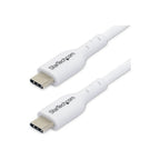 StarTech 3m USB-C Charging Cable, Charge & Sync, 60W PD, USB 2.0, White