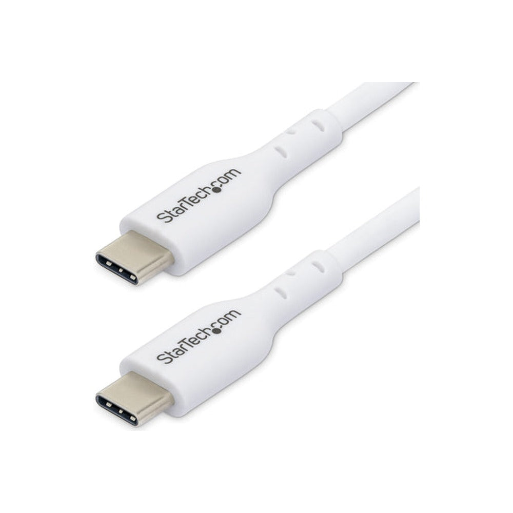 StarTech 3m USB-C Charging Cable, Charge & Sync, 60W PD, USB 2.0, White
