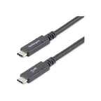 StarTech 1.8M USB-C 3.0 Cable, 5A Pd, Tb3 Compatible, Black