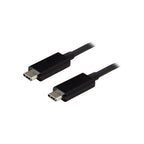 StarTech 1M USB-C 3.1 Cable, TB 3 Compatible, Black