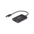 StarTech USB 3.0 To Dp Adapter, 4K, USB Power, Windows Compatibility