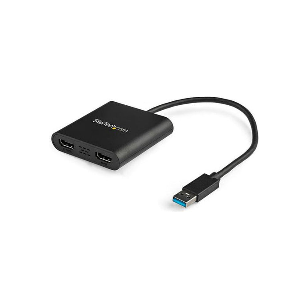 StarTech USB 3.0 To Dual HDMI Adapter, 4K