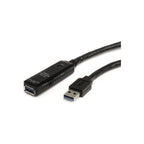 StarTech 10M USB 3.0 A To A Extension Cable, M/F, Black, LED, Ltw