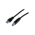 StarTech 2M USB 3.0 A To USB 3.0 B Cable, M/M, Ltw