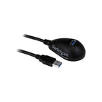 StarTech 1.5M USB 3.0 A To A Extension Cable, M/F, Black, Desktop Base, Ltw