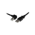 StarTech 1M Usb2.0 A To Micro Usb2.0 B Cable, M/M, Left Angle, Ltw