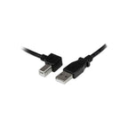 StarTech 1M Usb2.0 A To Micro Usb2.0 B Cable, M/M, Left Angle, Ltw