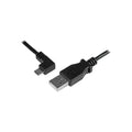StarTech 2M Usb2.0 A To Micro Usb2.0 B, M/M, Left Angle, Ltw