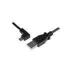 StarTech 2M Usb2.0 A To Micro Usb2.0 B, M/M, Left Angle, Ltw