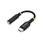 StarTech USB-C Audio Adapter To 3.5Mm Trrs Jack, Headphone Aux Dongle