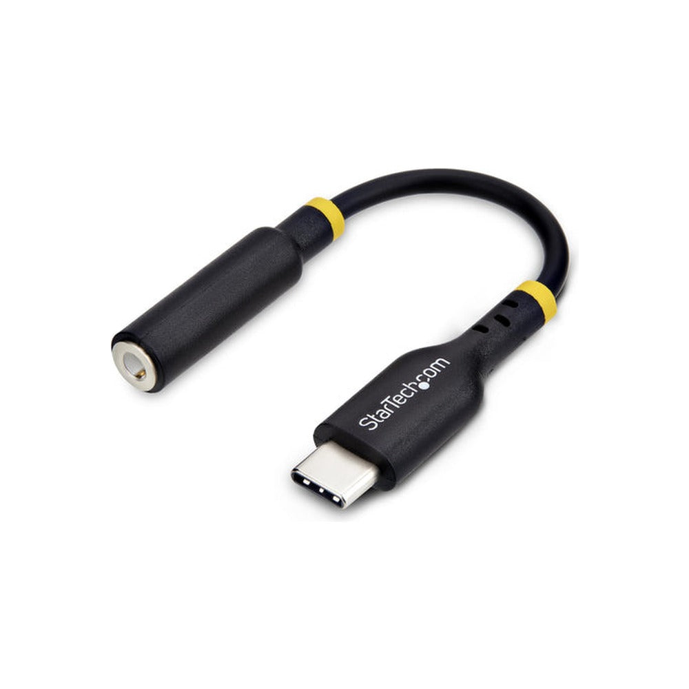 StarTech USB-C Audio Adapter To 3.5Mm Trrs Jack, Headphone Aux Dongle