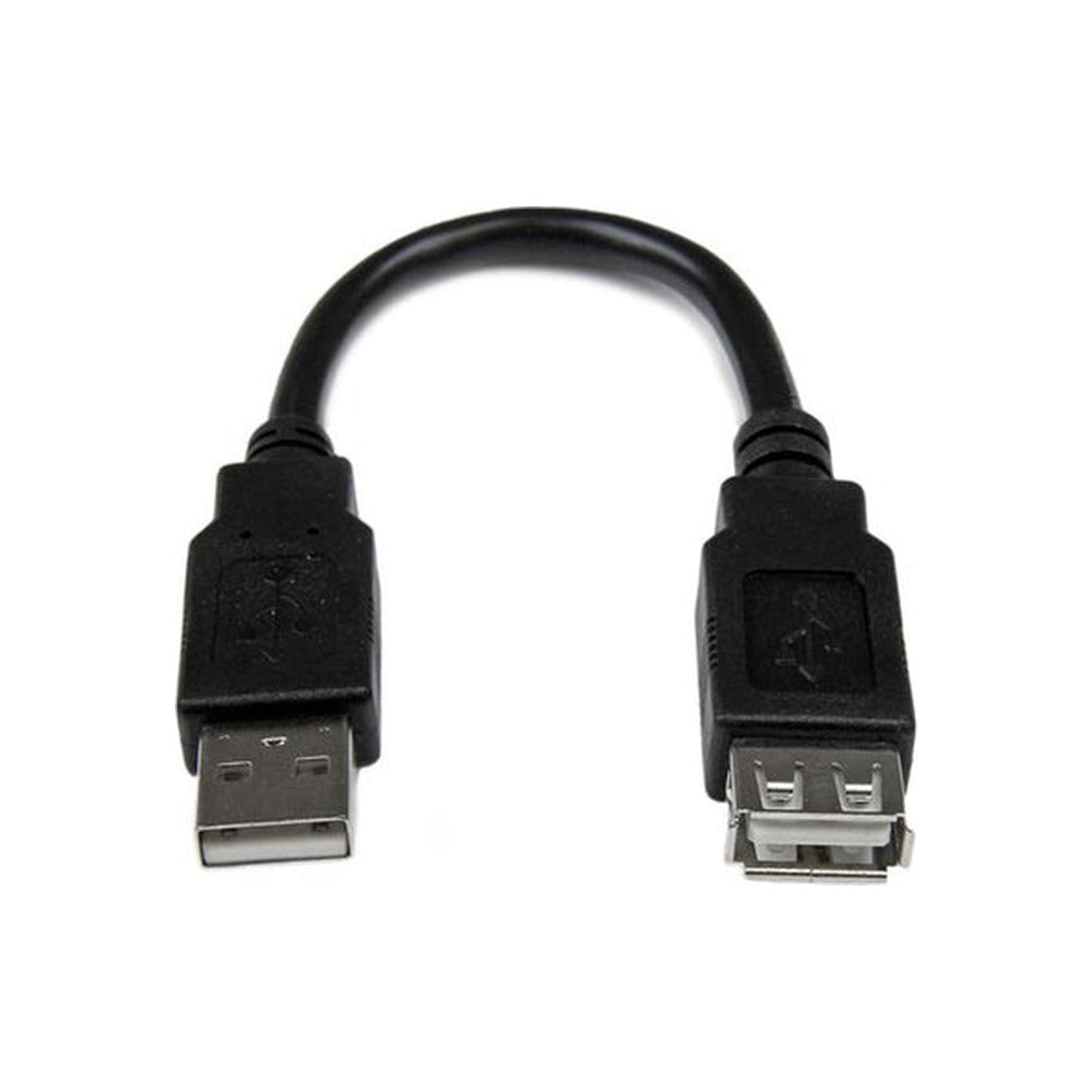 StarTech 0.15M Usb2.0 A Toa Extension Cable, M/F, Black, Ltw