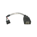 StarTech 15Cm USB-A To USB 4 Pin Connector To Motherboard, F To F, Usb2.0, Ltw