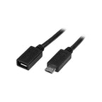 StarTech 0.5M Micro Usb2.0 B To Micro Usb2.0 B Cable, M/F, Ltw