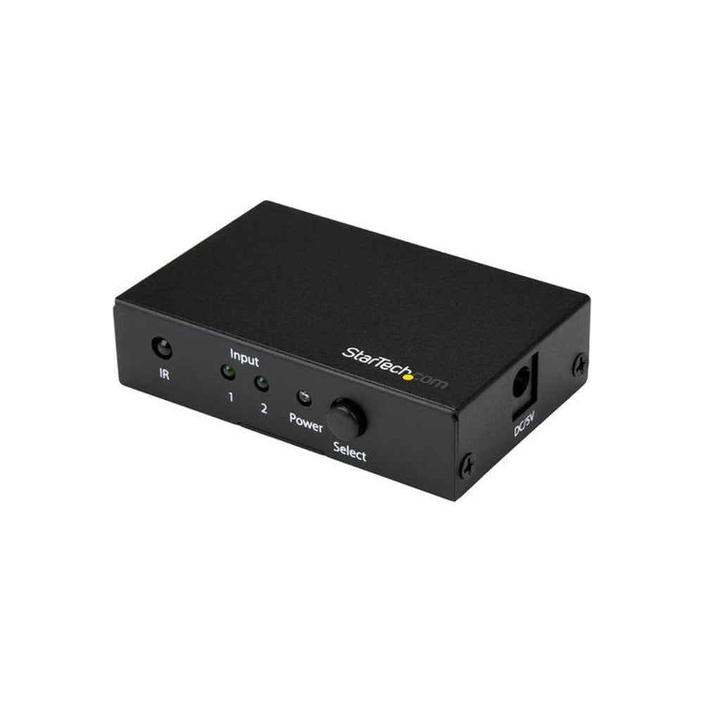 StarTech 2 Port HDMI Switch, 4K HDMI Switch Box, UHD 4K 60Hz 2Yr